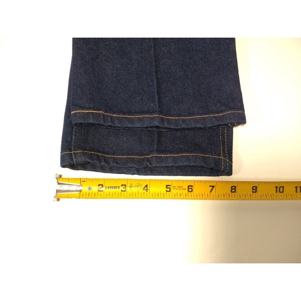 Vintage LEE Girls' Rider Dark Denim Straight Leg Jeans Size 14.5X29.5 New - Picture 6 of 8